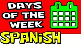 Learn DAYS OF THE WEEK in SPANISH for Children (Repeat after Me Spanish)
