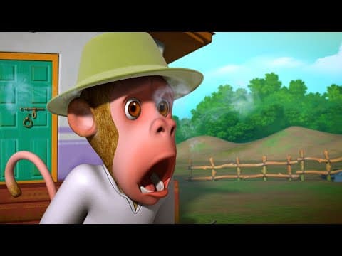 కోతి మామ పిల్లలు పాట - kids nursery animated rhymes for kids