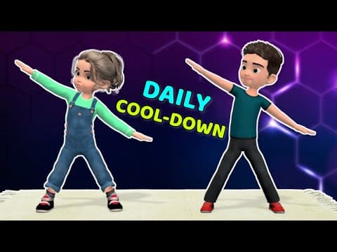DO THIS EVERY EVENING - DAILY COOL-DOWN WORKOUT FOR KIDS| Kids Exercise