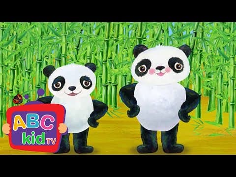 Head Shoulders Knees and Toes PANDA Edition! | ABC Kid TV Nursery Rhymes & Kids Songs