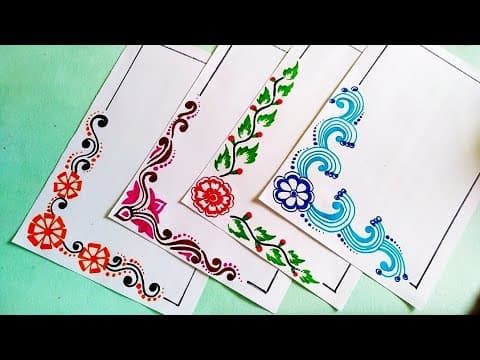 Simple page border design