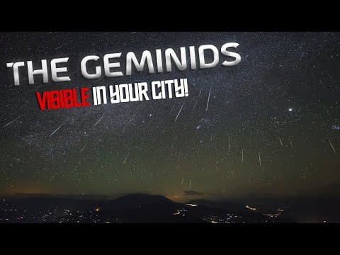 How to See the Geminid Meteor Shower in Your City 2021