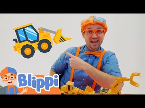 Blippi learns what weighs - science videos for kids with blippi