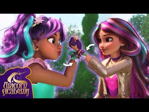 This Unicorn Makes FRIENDSHIP BRACELETS?! 😍 | Unicorn Academy | Cartoons for Kids