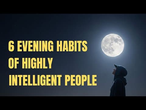 6 Evening Habits That Rewire Your Brain | Neuroscience Explains