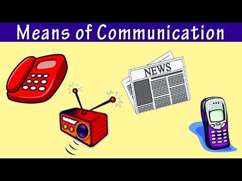 సమాచార సాధనాలు - Means of Communication - Communication video for kids - Modes Of Communication