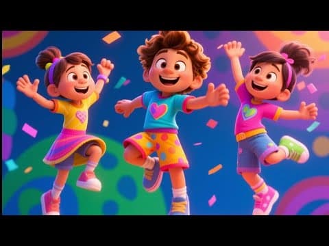 Jump, Spin, Dance Around! | Kids song #nurseryrhymes