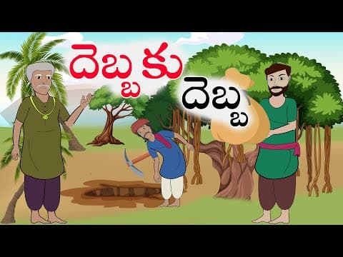 Telugu Stories | దెబ్బకు దెబ్బ | Stories In Telugu | Telugu Moral Stories | Waa Waa TV