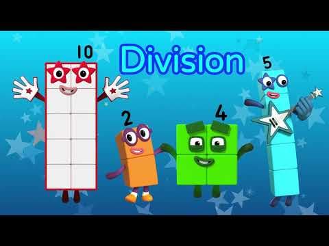 Second Grade Math made fun | Division compilation | 123 - Learn to Count