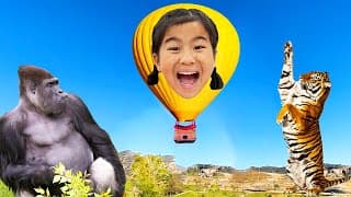 Jannie Goes to the Zoo and Learns about Animals | San Diego Wildlife ZooS