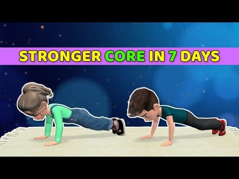 7-DAY STRONG CORE CHALLENGE FOR KIDS – KIDS WORKOUT