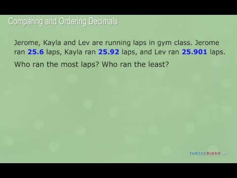 How do You Compare & Order Numbers With Decimals? Math for Kids
