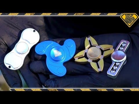 Melting METAL Fidgets In a 2000F Foundry - TKOR Tests Some Cool Fidget Spinner Tricks