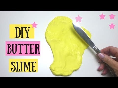 DIY Butter Slime - How to Make Butter Slime