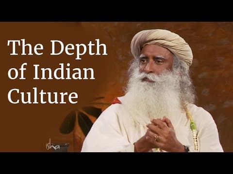 The depth of indian culture