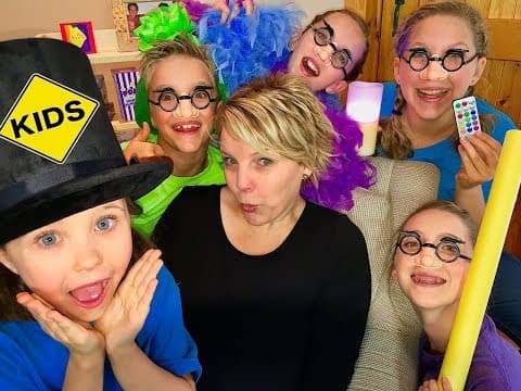 Family Unboxing Room Learn English Words