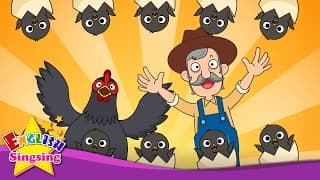 Hickety Pickety My Black Hen - English Children's song - Mother goose - Kids song with lyrics