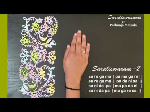 Carnatic music - learn saraliswaram 8