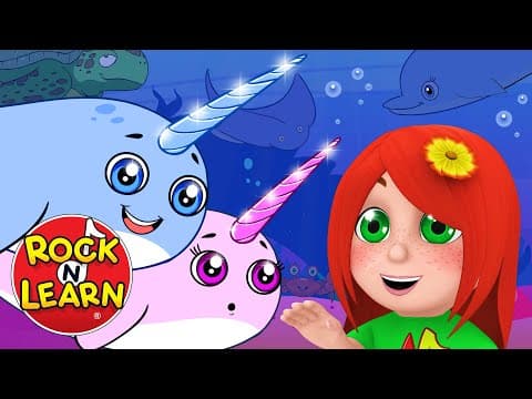 Baby Narwhal | Fun Activity Song | Learn About Ocean Creatures for Kids