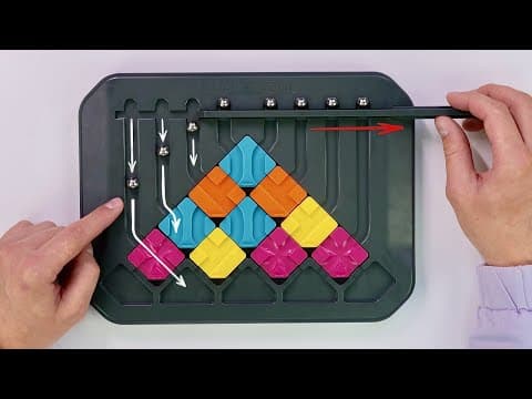 UNBELIEVABLE PUZZLE - manipulation with the balls - How can we get through this maze?
