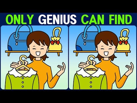 【Find the Difference】 Spot the differences in similar picture puzzles!