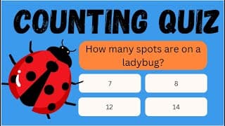 Fun Counting Quiz for Kids: Learn Numbers for preschoolers : Speaking practice & Therapy at home