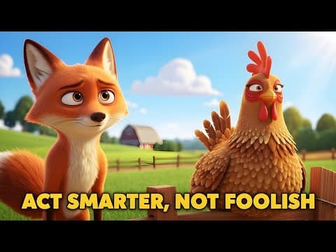 The Cleaver Fox & Wise Hen | Story Telling English.