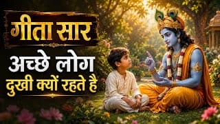 संपूर्ण गीता सार, अच्छे लोग दुखी क्यों रहते है | Shridmad Bhagwat Geeta Saar |