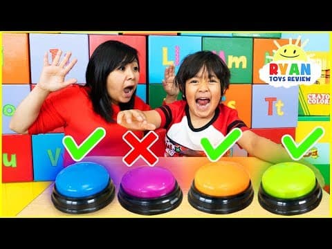 Don't Push The Wrong Button Challenge with Ryan ToysReview