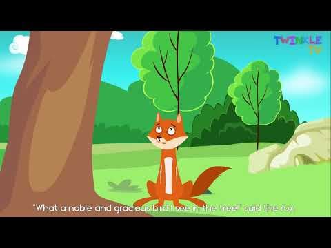 The Fox and The Crow Story in English Crow and Fox Story