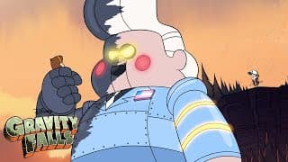 Robot Chase Gravity Falls | Disney Channel
