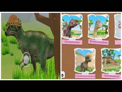 Sarcosaurus Dinosaur - Finding & Explorer in 4D Dino