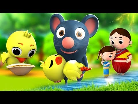 ఆకలితో ఉన్న చిలుక ఎలుక🐀 సాయం తెలుగు కధ-Hungry Bird Rat's Help Telugu Story | Animated Telugu Kathalu