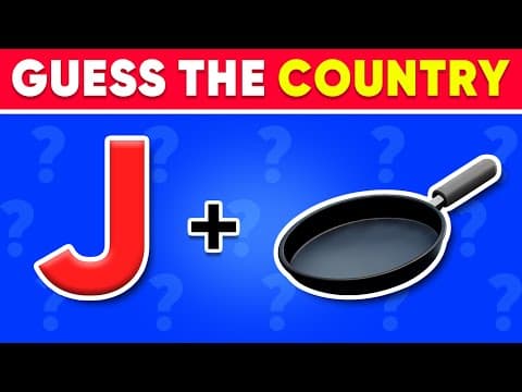 Guess the COUNTRY by Emoji? 🌎🚩 Emoji Quiz | Quiz Kingdom