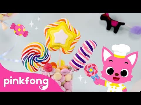 How to make Lollipop with Clay | Clay Bakery