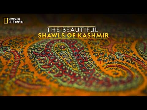 The Beautiful Shawls of Kashmir | It Happens Only in India | National Geographic