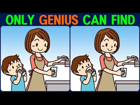 Puzzle / Find the Difference │ Increase your concentration and keep your brain healthy!