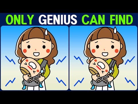 【Find the Difference】 99% of people can't find all the differences!