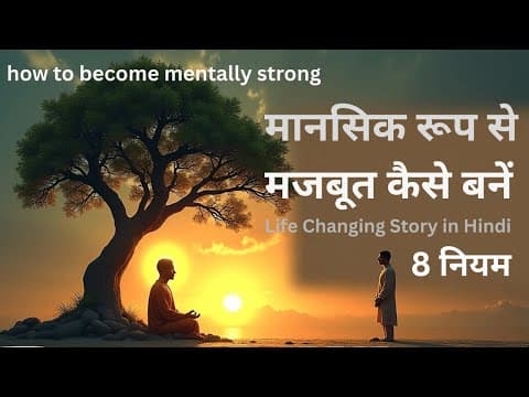 मानसिक रूप से मजबूत बनने के 8 नियम | How to Become Mentally Strong | Monk Mindset Motivation