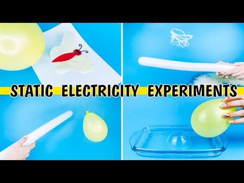 7 awesome static electricity experiments for kids