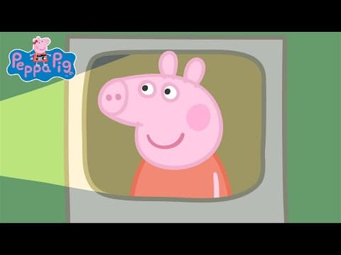 Peppa And George Make A Television Show!