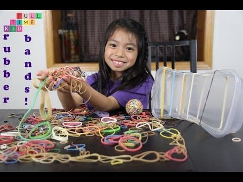 Fun with Rubber Bands! | Full-Time Kid