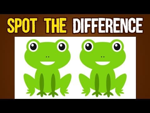 Find the odd one out - spot the difference puzzles - fun puzzles for kids