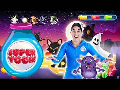 Spooky Spectacular: Super Yoga! | Cosmic Kids Yoga 👻🎃