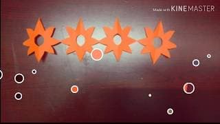 DIY (Paper Flower border/chain)