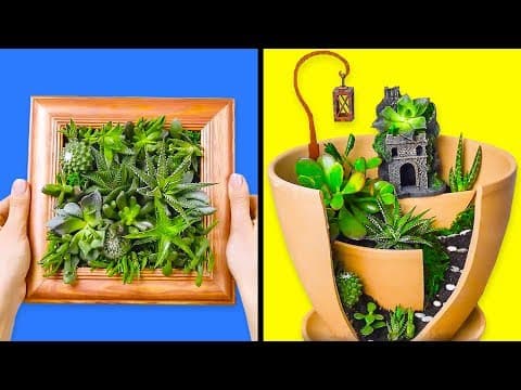 10 AWESOMELY BEAUTIFUL CRAFTS WITH PLANTS