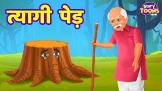 त्यागी पेड़ कहानी|TREE is SACRIFICE|Hindi Kahaniya for KIDS|StoryToons TV