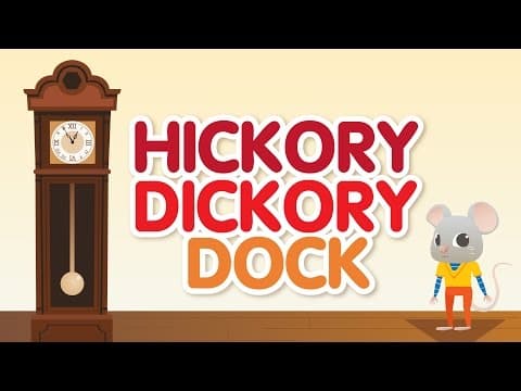 Hickory Dickory Dock Nursery Rhymes
