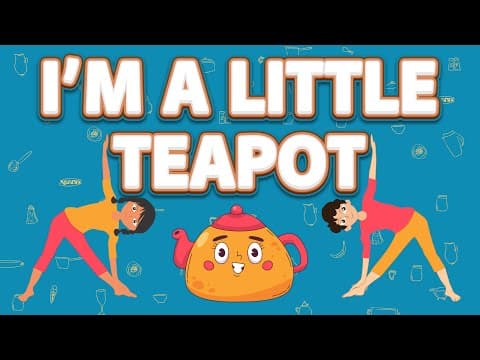 I'm a Little Tea Pot Song | Sing Along Action Song for Kids | Yoga Guppy