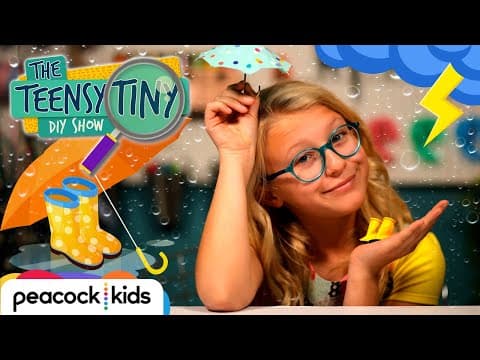 DIY Mini Rain Boots & Umbrella | Kids Crafts at Home | TEENSY TINY DIY SHOW